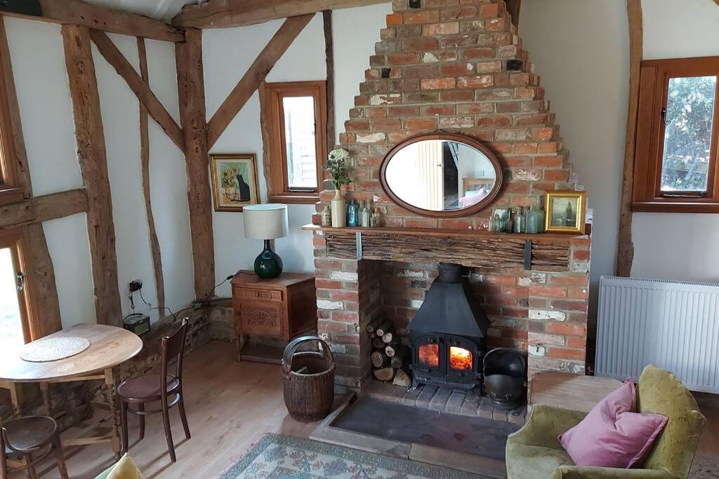 Ferienwohnung Brooklands Barn Lower Swanwick Exterior foto