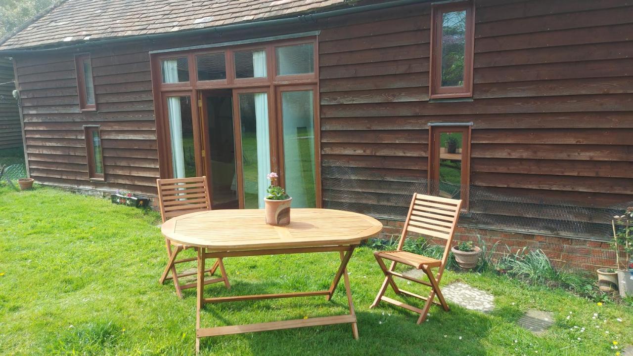 Ferienwohnung Brooklands Barn Lower Swanwick Exterior foto